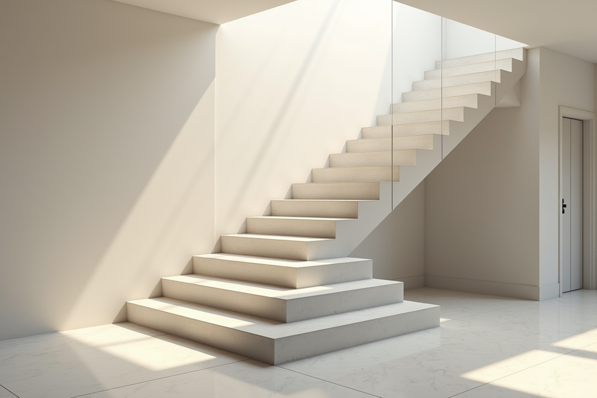 escalier droit